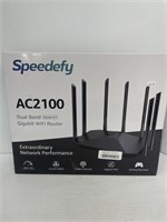 Speedefy AC2100 dual band gigabit Wi-Fi router  -