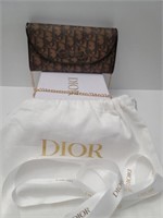 CHRISTIAN DIOR CHAIN WALLET WITH CERTIFICATE