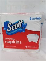 Scott beverage napkins 2000ct.