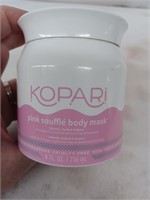 Kopari pink souffle body mask 8fl oz jar