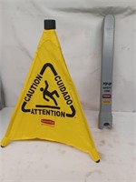 Rubbermaid pop-up safety cone new