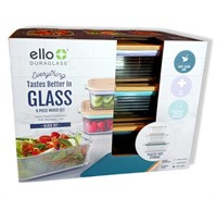 Ello Duraglass 6 piece glass storage set