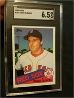 SGC Graded 1985 Topps #181 Roger Clemens Card