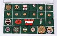 LG. LOT OF WINCHESTER ADVERTISING PINS