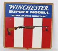 WINCHESTER ADVERTISING SINGLE GUN RACK