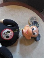 vinyl Mickey mouse band & plush hand puppet