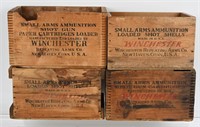 WINCHESTER WOODEN SHOT SHELL CRATES