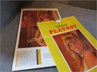 vintage Playboy calenders 1968, 1967 & 1977