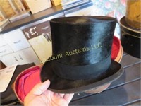 vintage mens Top Hat Tophat Dunlap & Co. in box
