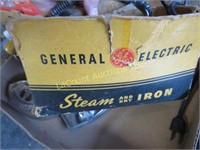 vintage irons electric & Sad iron