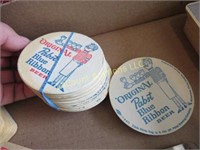 vintage Pabst Blue Ribbon Coasters bottle opener