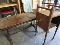 old smoking stand & coffee table