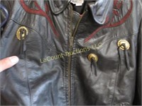 leather jacket USA size 18