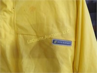 stearns yellow rain coat medium