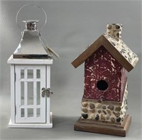 Birdhouse & Candel Lantern