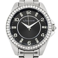 Jeanneret 41mm Case Elegant Crystal Bezel Watch