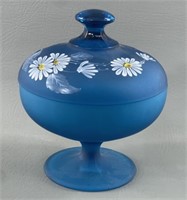 Painted Lidded Candy Dish