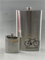 Stainless Steel Flasks - 11"& 4"