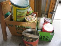 large amount assorted tins