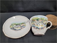 Gladstone Bone China England Alaska Teacup Set