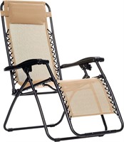 Adj. Zero Gravity Folding Reclining Lounge Chair