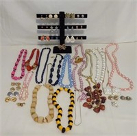 Necklaces, Earrings, Pins