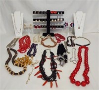 Necklaces, Earrings & Rings