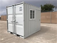 2022 9FT Shipping Container w/Doors, Window