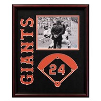 Willie Mays New York Giants 20x16 Frame Signed