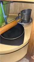 Flour sifter skillet fry pan and more …bring box