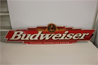 Budweiser tin sign