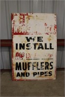 AP Muffler sign