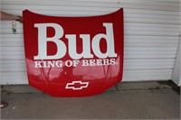 Budweiser car hood