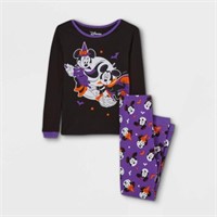 Disney Girls' 4, Minnie Mouse 2pc Pajama Set