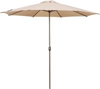 11ft Patio Umbrella Outdoor Umbrella, Beige