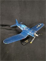 F4U-1A Corsair Wood Airplane Model #29 Blue Ira