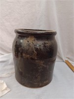 2 Gallon Stone Jar 10 1/2" Good Cond