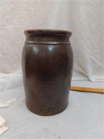 Vintage Stone Jar 10" tall Good Cond.