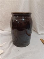 Vintage Stone Jar 10" Good Cond