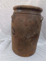 Vintage 6 Gallon Stone Jar Good Cond 16" tall