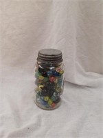 Marbles Quart Jar Full