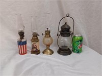 4 Lamps Small - 3 oil/ 1 decor