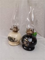 Black and White Oil lamps