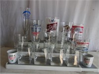 Various Beer Glasses & Barware Glasses