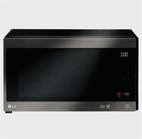 Lg 1.5 Cu. Ft. Black Stainless Steel Microwave