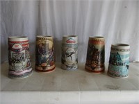 Various Collector Steins - Miller / Coors