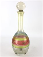 Vintage Roscher & Co 13.5" Glass Decanter