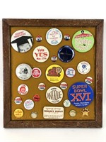 Vintage Pins Buttons Pinbacks