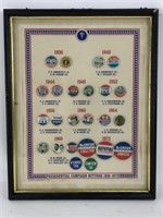 Vintage Presidential Political Campaign Buttons