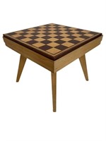 Vtg Checkers / Chess Table